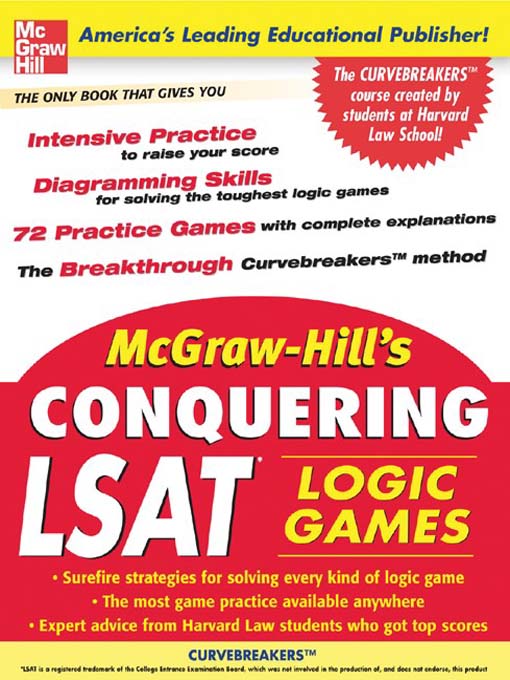 Title details for McGraw-Hill's Conquering LSAT Logic Games by Curvebreakers - Available